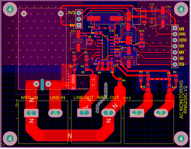 RN8209C Board Design