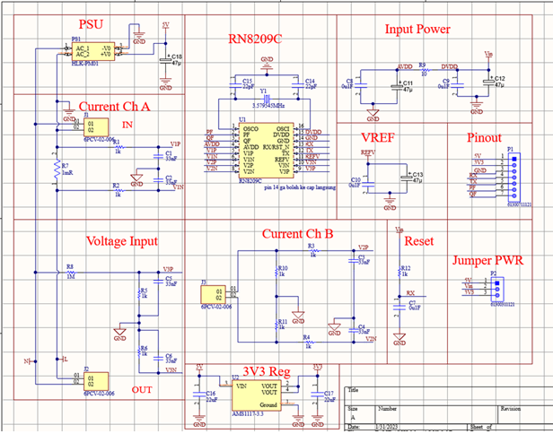 RN8209C Schematic